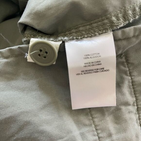 Eddie Bauer 100% cotton agave green khaki  denim style pants size S - Picture 10 of 10